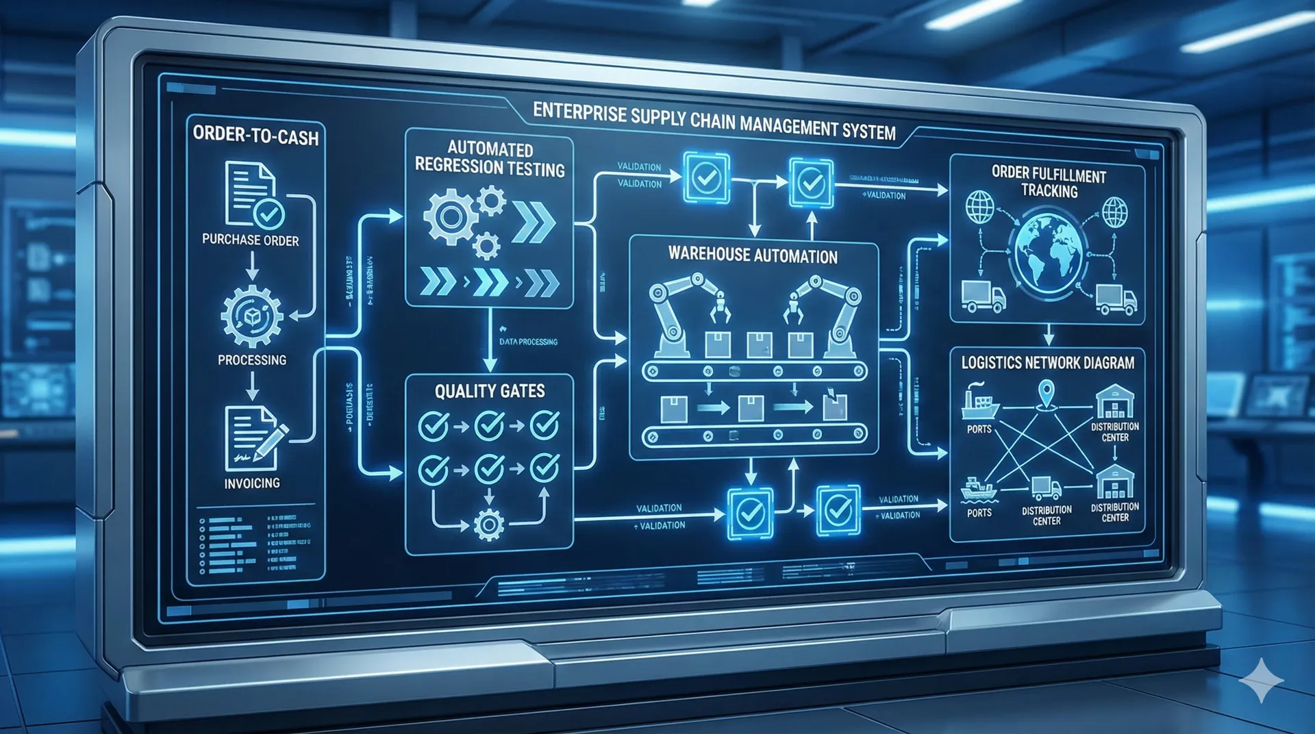 Regression Test Automation for SCM and OTC